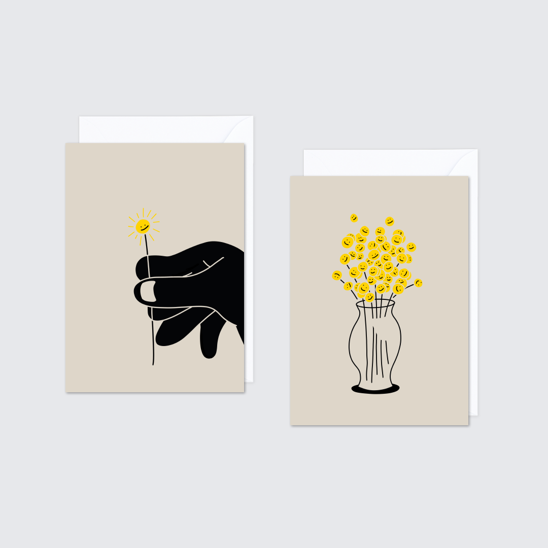 Happy Smiles Greeting Cards 2 Pack