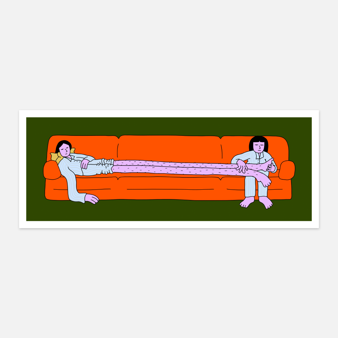Tickles and TV Giclée