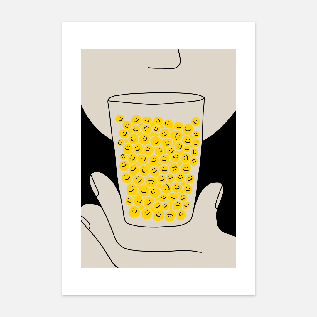 Glass full Giclée