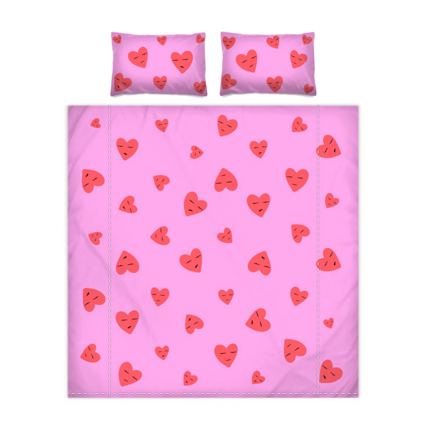 Grumpy Hearts Bedding Set