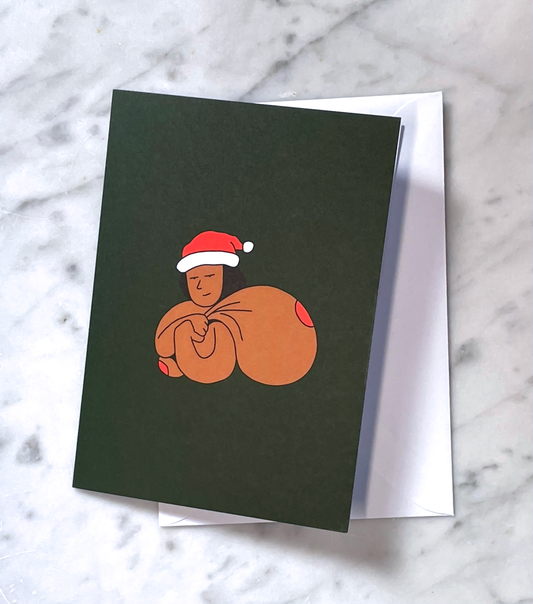 'A Heavy Sack' Classic Holiday Greeting Cards