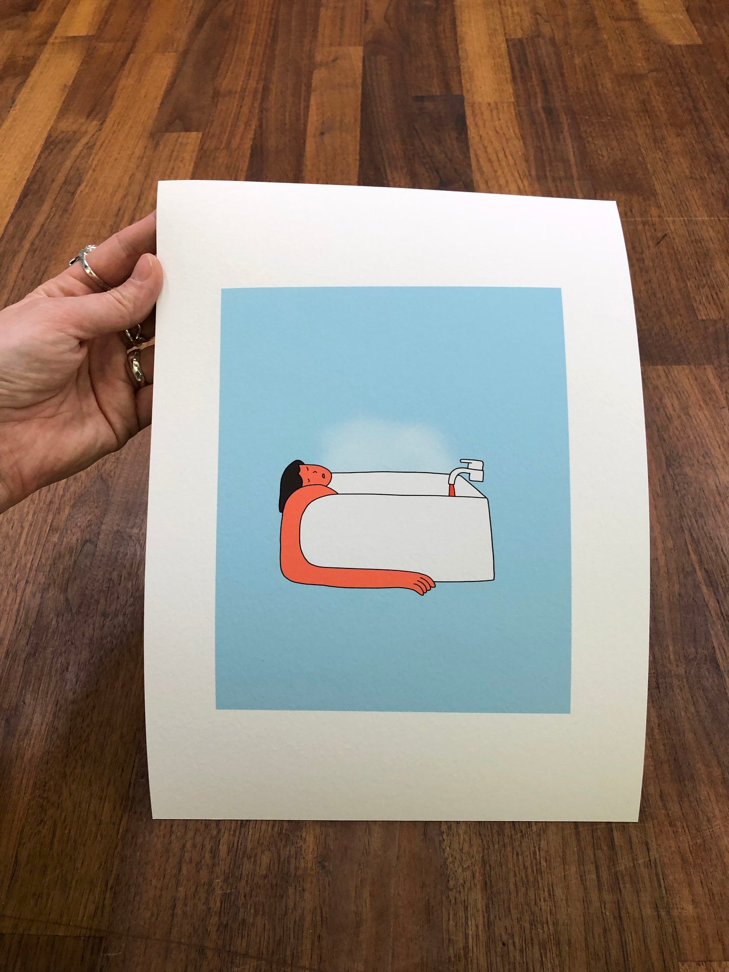 Soaking in Lava Giclée