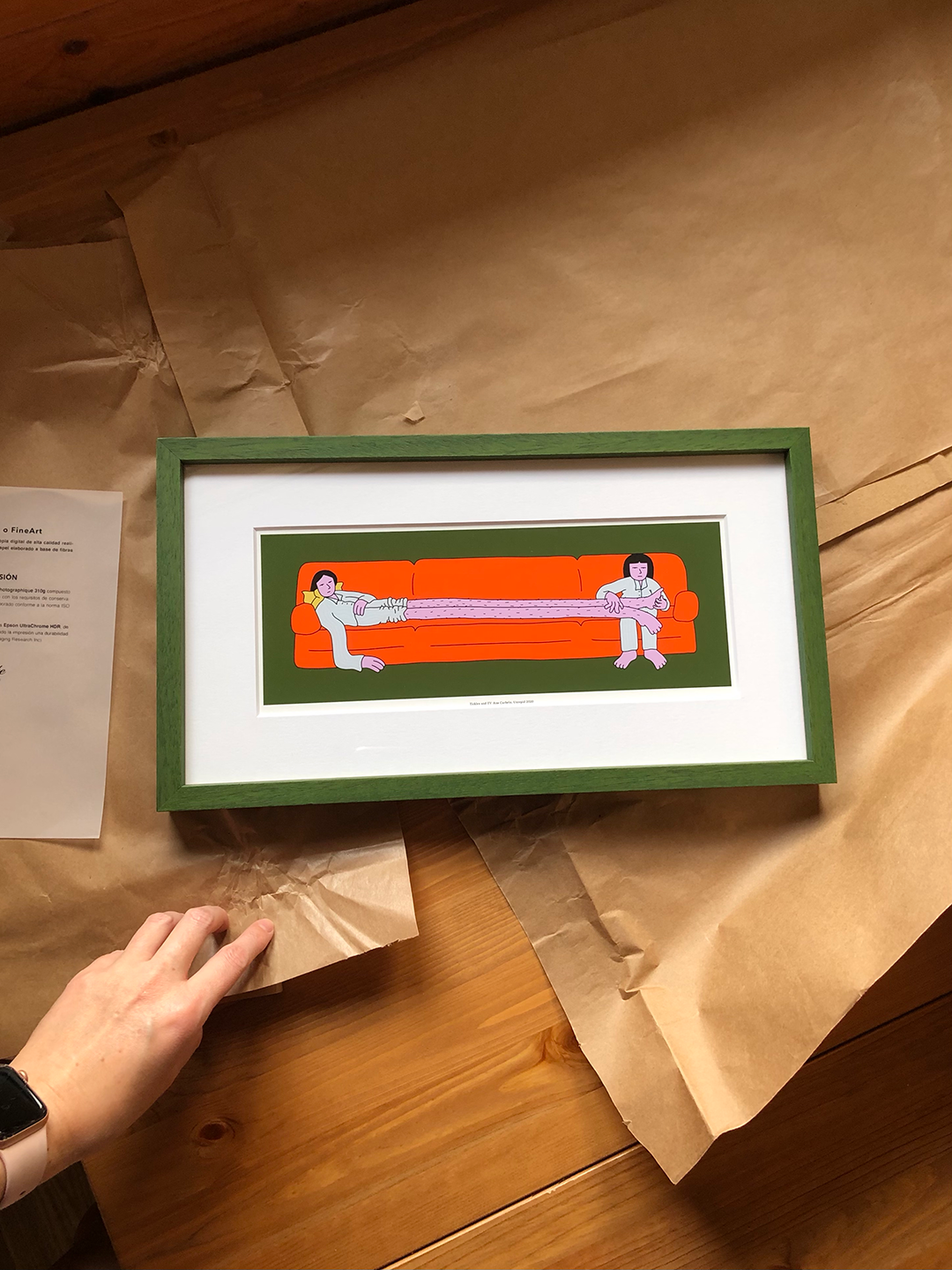 Tickles and TV Giclée