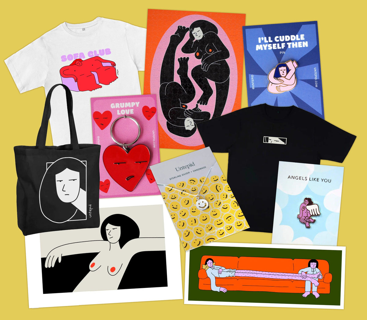 Pins, stickers, apparel and more