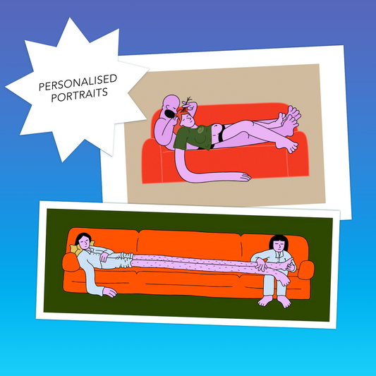 Personalised Sofa Portraits