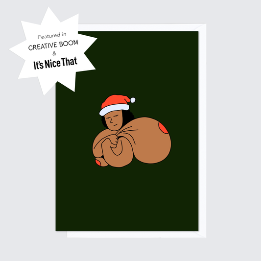 'A Heavy Sack' Classic Holiday Greeting Cards