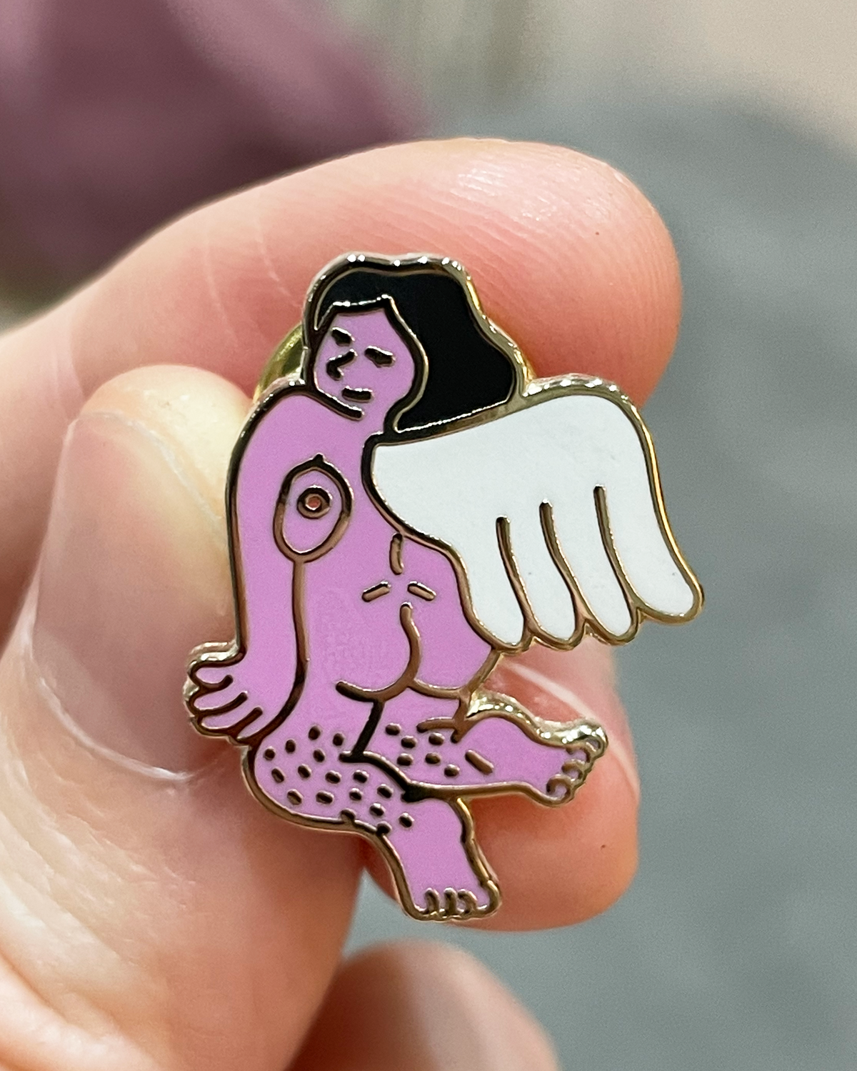 'Angels like you' Greeting Cards and Pin