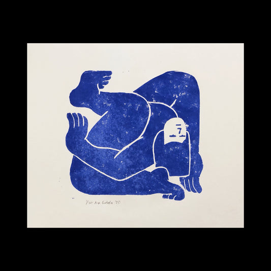 Confinement II Linocut print