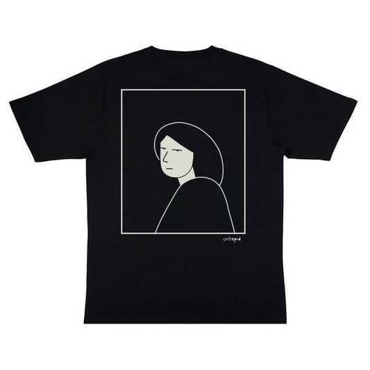 Now Draw the Curtain T-Shirt - Black oversized heavy t-shirt