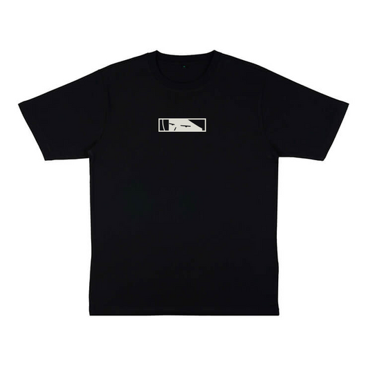 Now Draw the Curtain T-Shirt - Black oversized heavy t-shirt