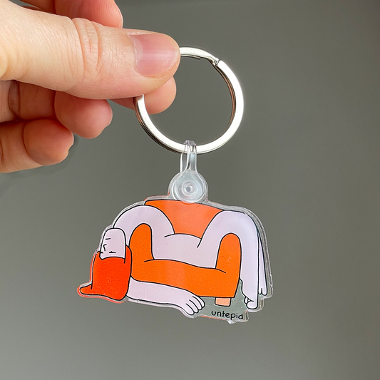 Lazy Sunday Keychain
