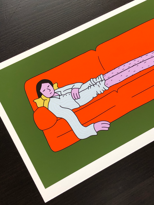 Tickles and TV Giclée