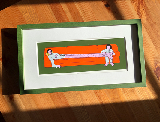 Tickles and TV Giclée